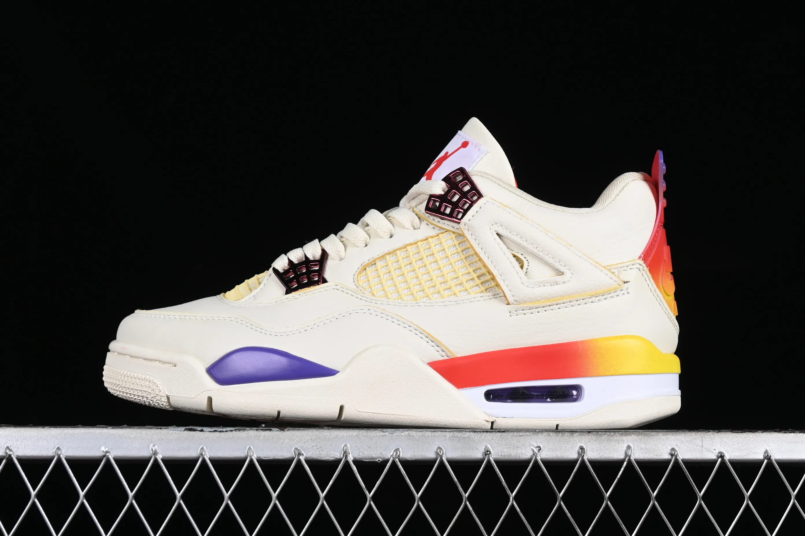 All categories Air Jordan Jordan series basketball shoes Air Jordan 4 J.Balvin x Air Jordan 4 Retro AJ4 Joe 4 rainbow gradient DH6927-901
